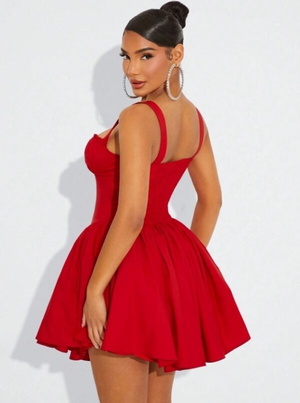 Red Babydoll Dress - Image 2