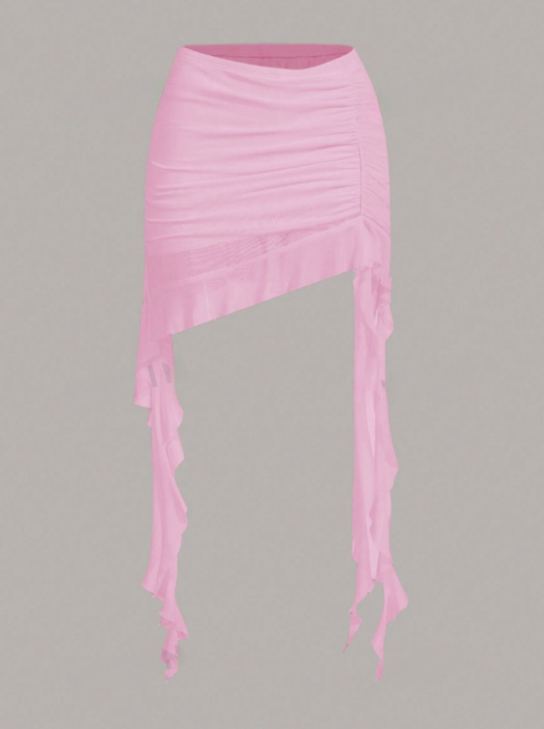 Pink Frill Skort